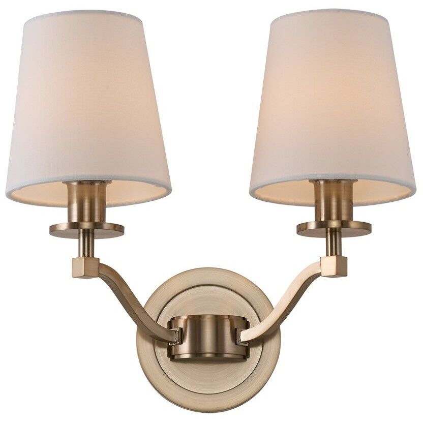 Curva Wall Sconce Wall Light in Brushed Champagne Gold