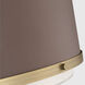 Marlow 3 Light 17.75 inch Time Worn Brass Flush Mount Ceiling Light
