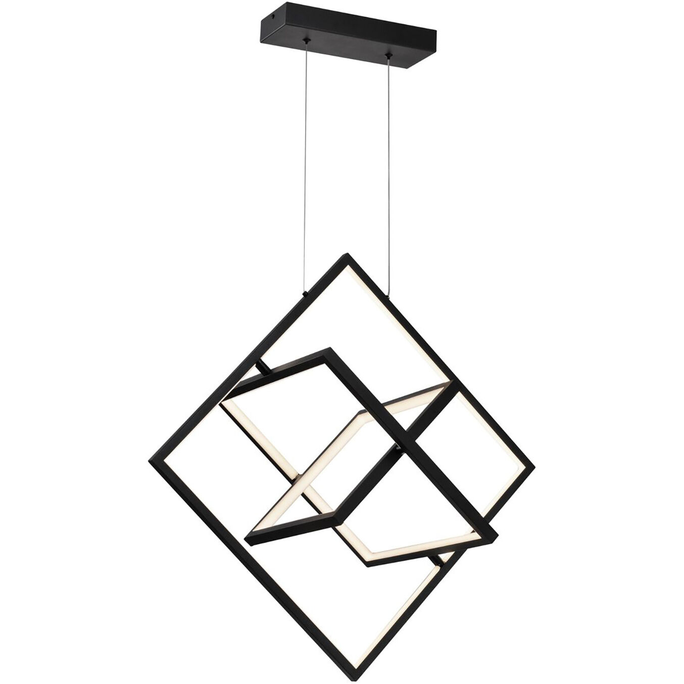 Graymar LED 19.8 inch Black Pendant Ceiling Light