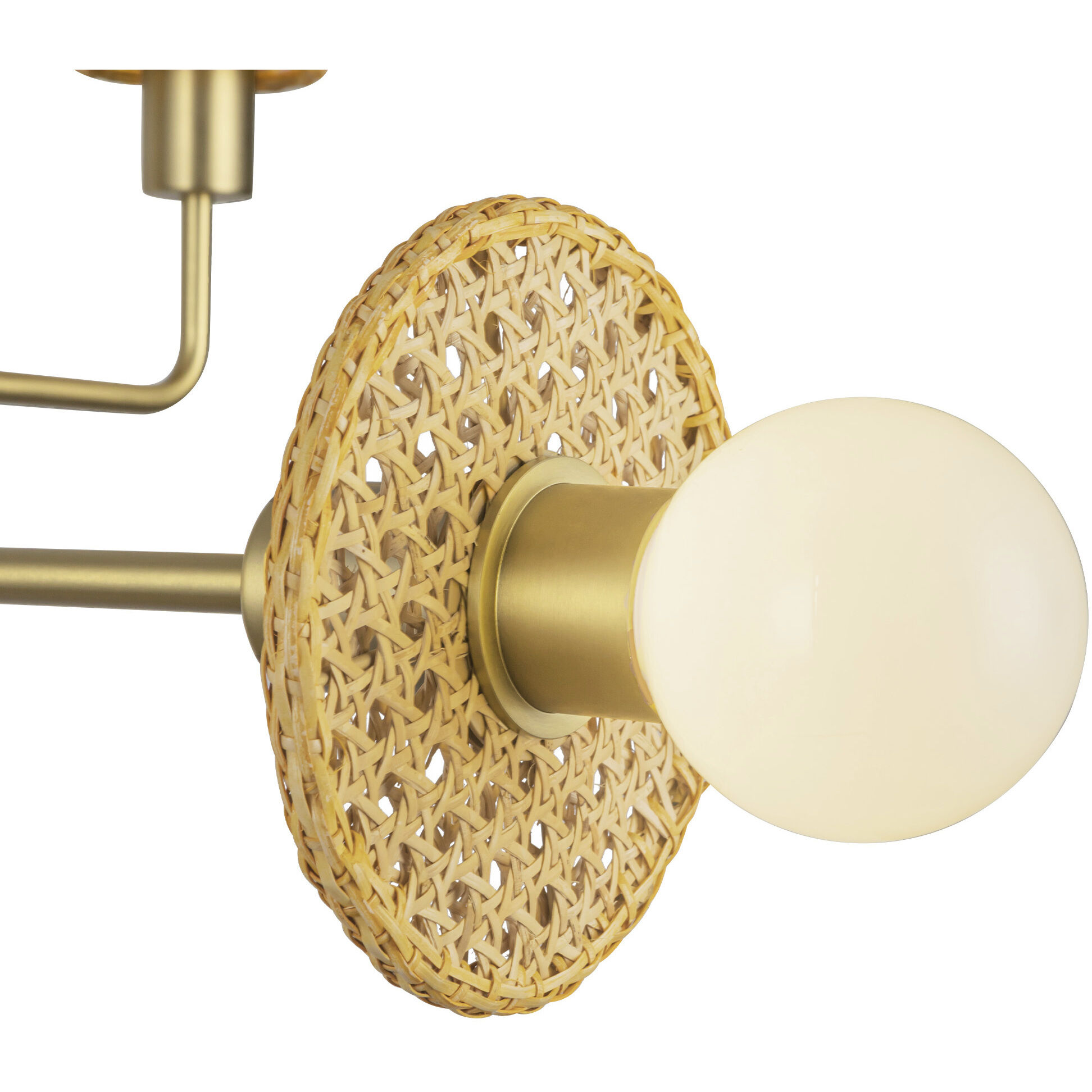 Alora Mood Piper 4 Light 39.88 inch Brushed Gold Chandelier Ceiling Light