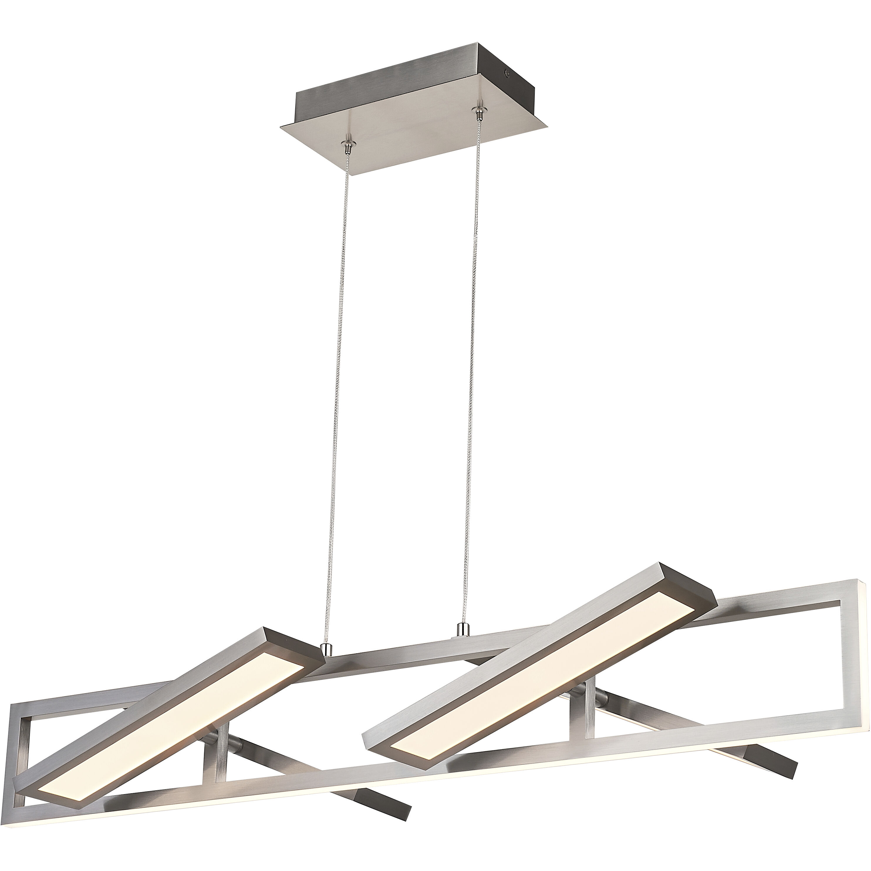 Helix LED 9 inch Brushed Nickel Pendant Ceiling Light