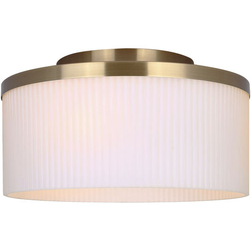 Kinslea 3 Light 14 inch Gold Flush Mount Ceiling Light