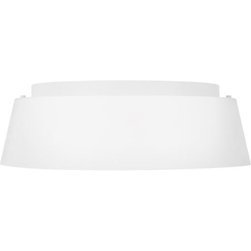 ED Ellen DeGeneres Asher 3 Light 14.5 inch Matte White Flush Mount Ceiling Light