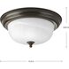 Adelmo 2 Light 13.25 inch Antique Bronze Flush Mount Ceiling Light