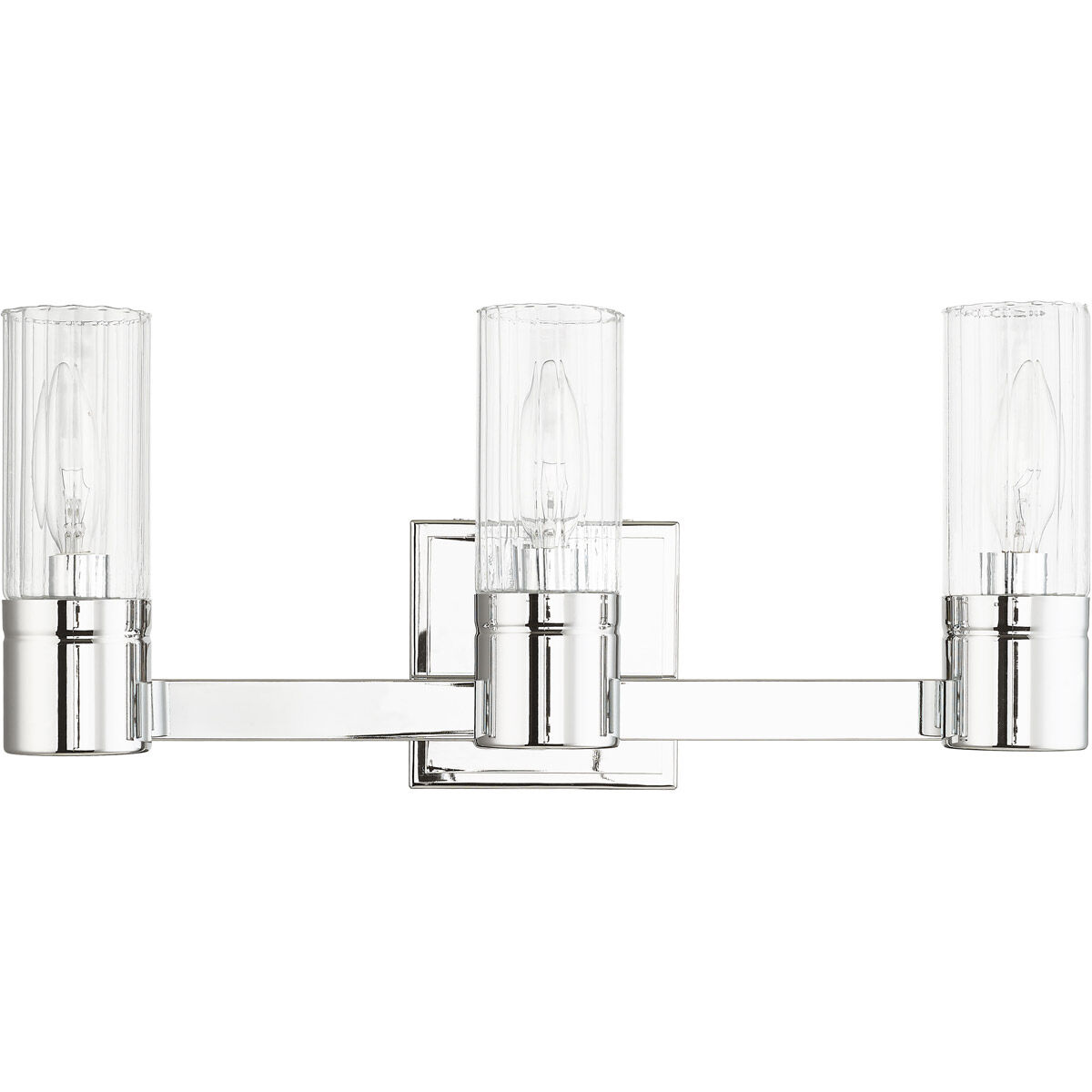 Midtown 3 Light 18 inch Polished Chrome Bath Vanity Wall Light