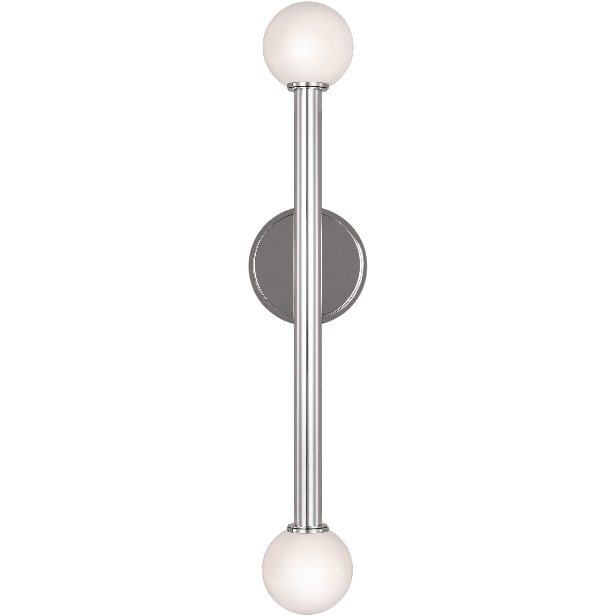 Kelly by Kelly Wearstler Nodes 2 Light 4.75 inch Polished Nickel Sconce Wall Light