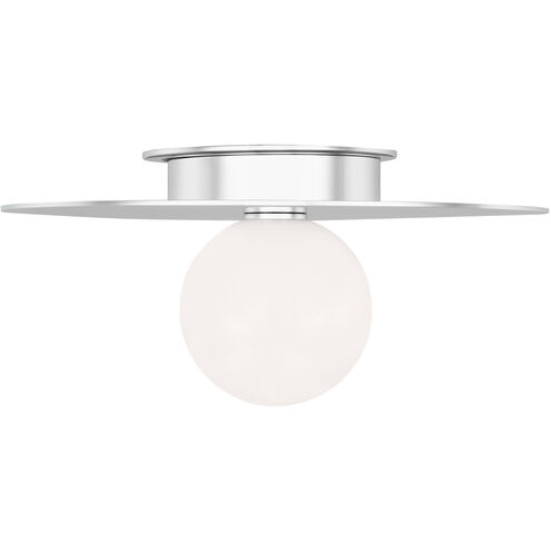 Kelly by Kelly Wearstler Nodes 1 Light 14 inch Polished Nickel Flush Mount Ceiling Light