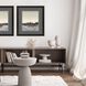 Waterside Collection Gray Framed Art