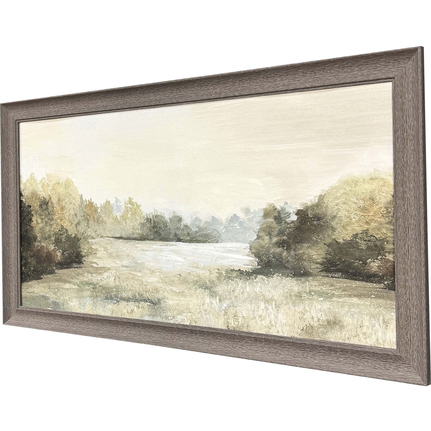 Quiet Valley 35 X 19 inch Non-Glass Framed Art, Propac