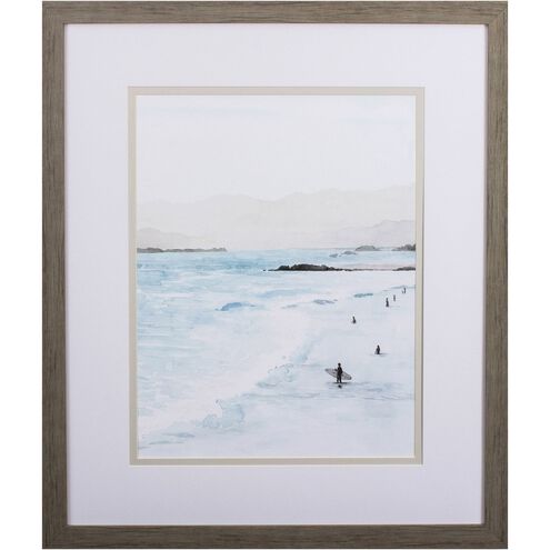 Waterside Collection Blue Framed Art