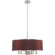 Park Ridge 7 Light 24 inch Brushed Nickel Pendant Chandelier Ceiling Light