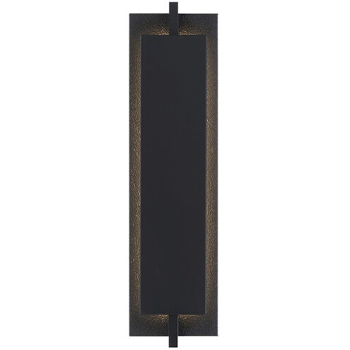 Tribek 1 Light 21 inch Black Outdoor Wall Sconce