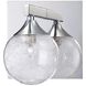 Fybra 2 Light 6 inch Chrome Vanity Light Wall Light in 1