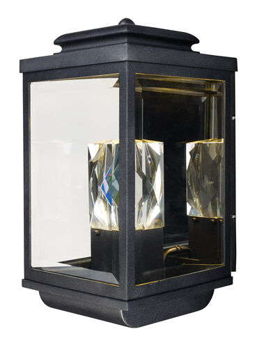 Mandeville LED 18 inch Galaxy Black Outdoor Wall Lantern