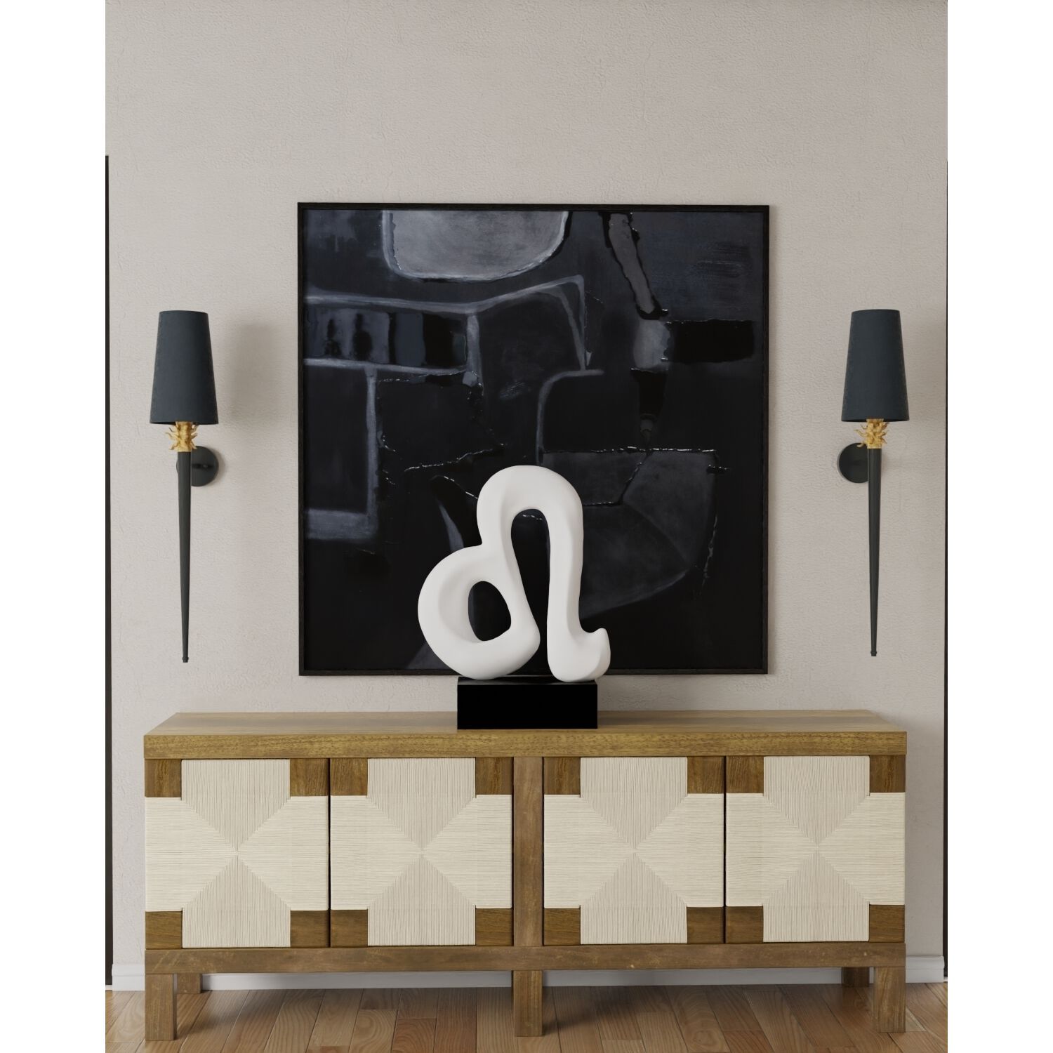 Obsidian Black Wall Art