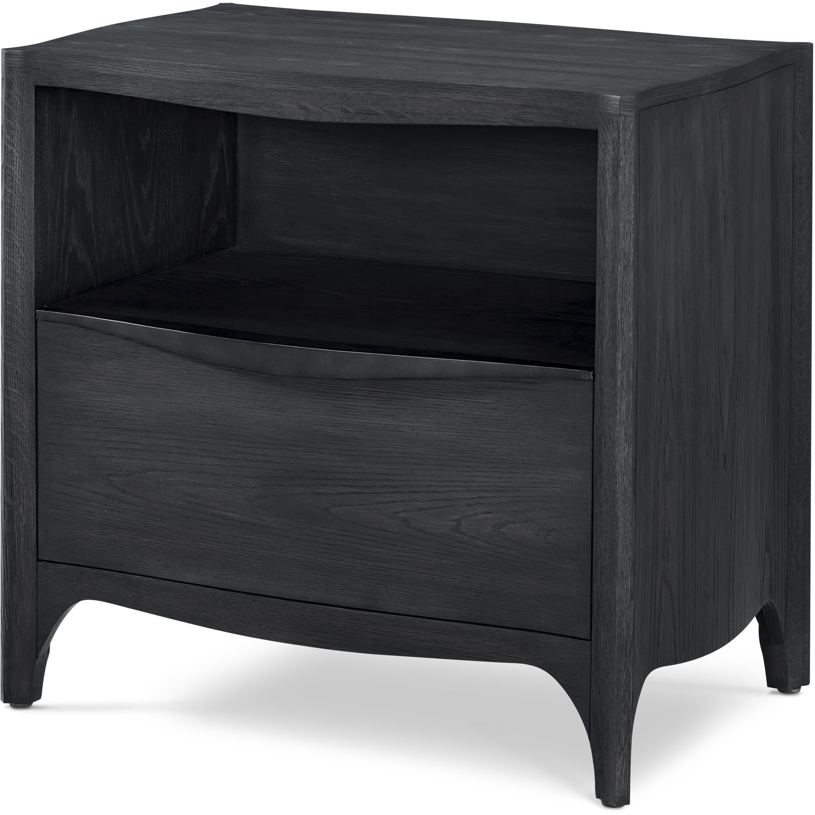 Rome 29.25 X 28 inch Nera Nightstand, Wooden