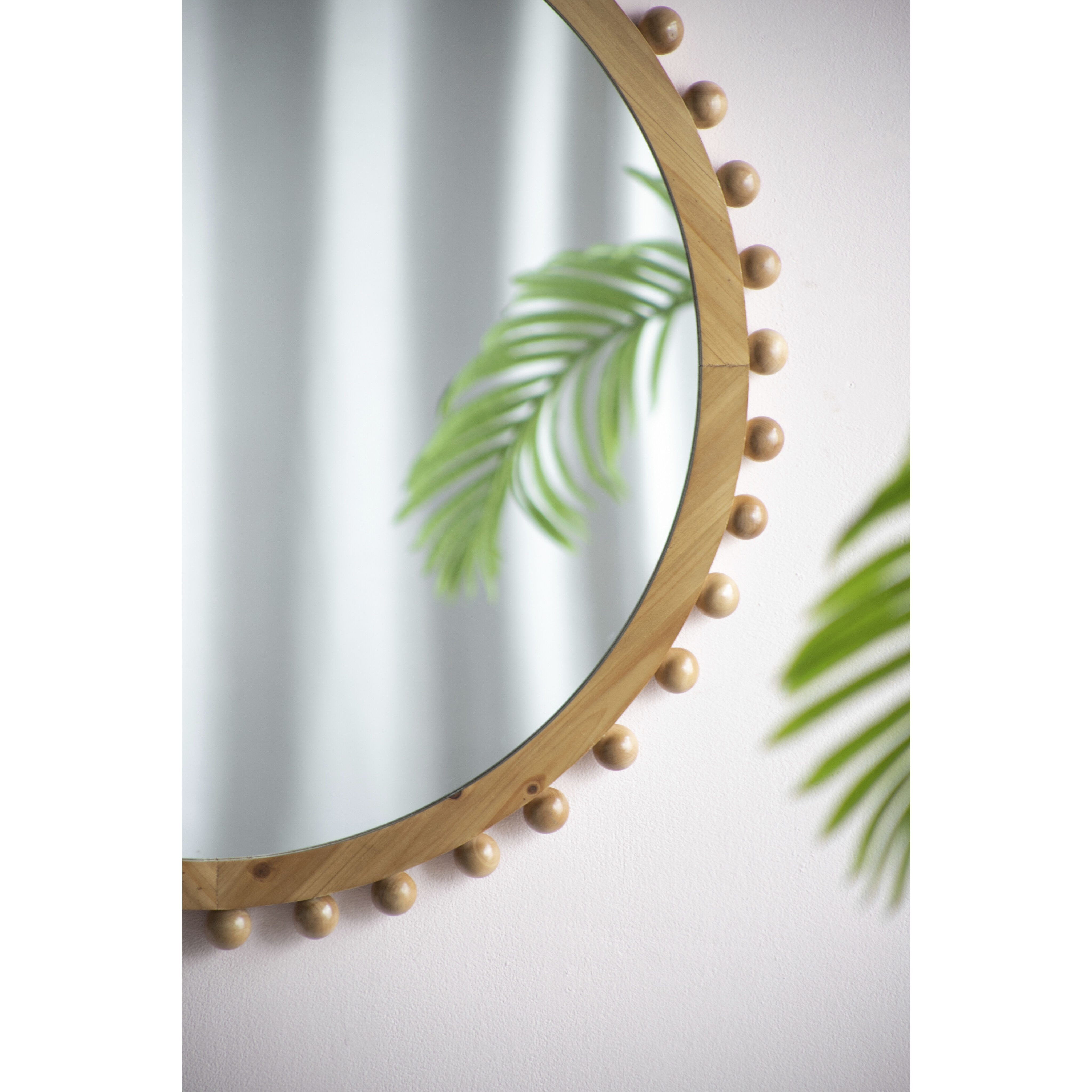 Jasper 33.5 X 33.5 inch Brown Wall Mirror