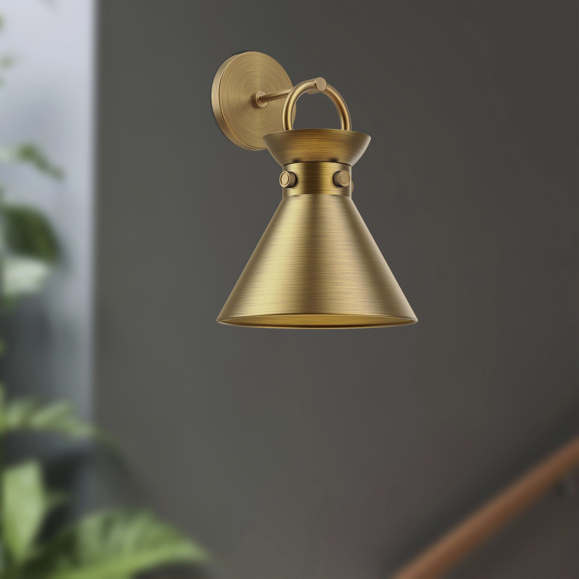 Alora Mood Emerson Wall/Vanity Light Wall Light in Aged Gold