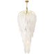 Alessia 21 Light 27.1 inch Brushed Brass and White Chandelier Ceiling Light