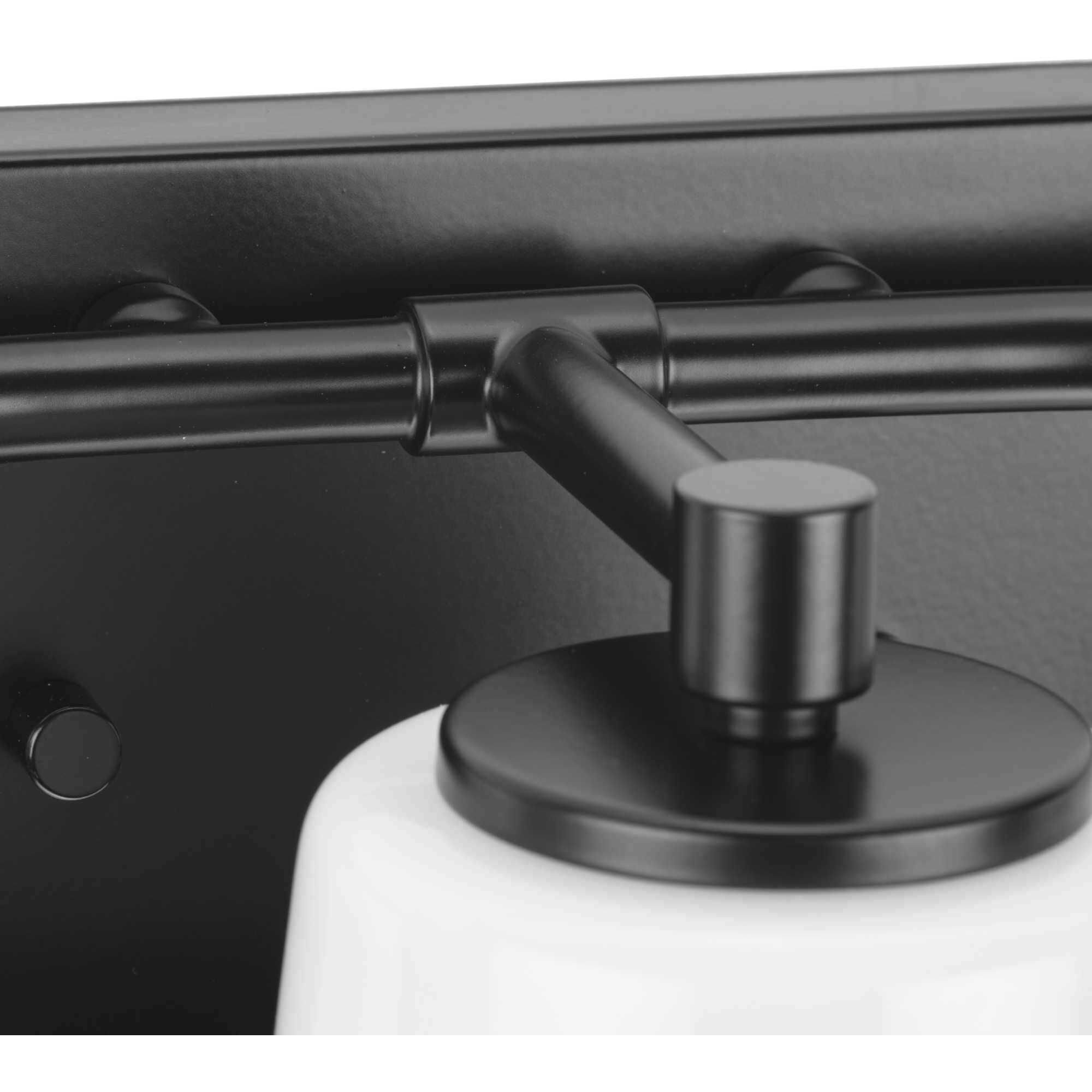 Haven 3 Light 24 inch Matte Black Bath Light Wall Light