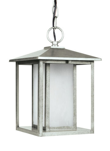 Hunnington 1 Light 9 inch Weathered Pewter Outdoor Pendant