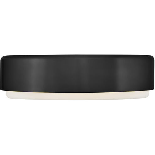 Cedric 3 Light 18 inch Black Flush Mount Ceiling Light