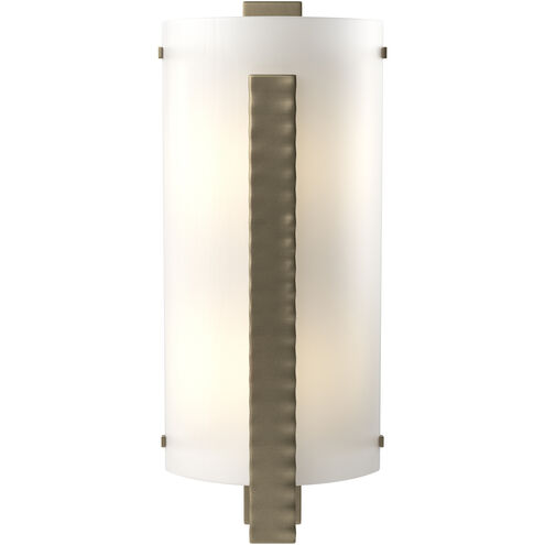 Forged Vertical Bar 2 Light 7.5 inch Soft Gold ADA Sconce Wall Light