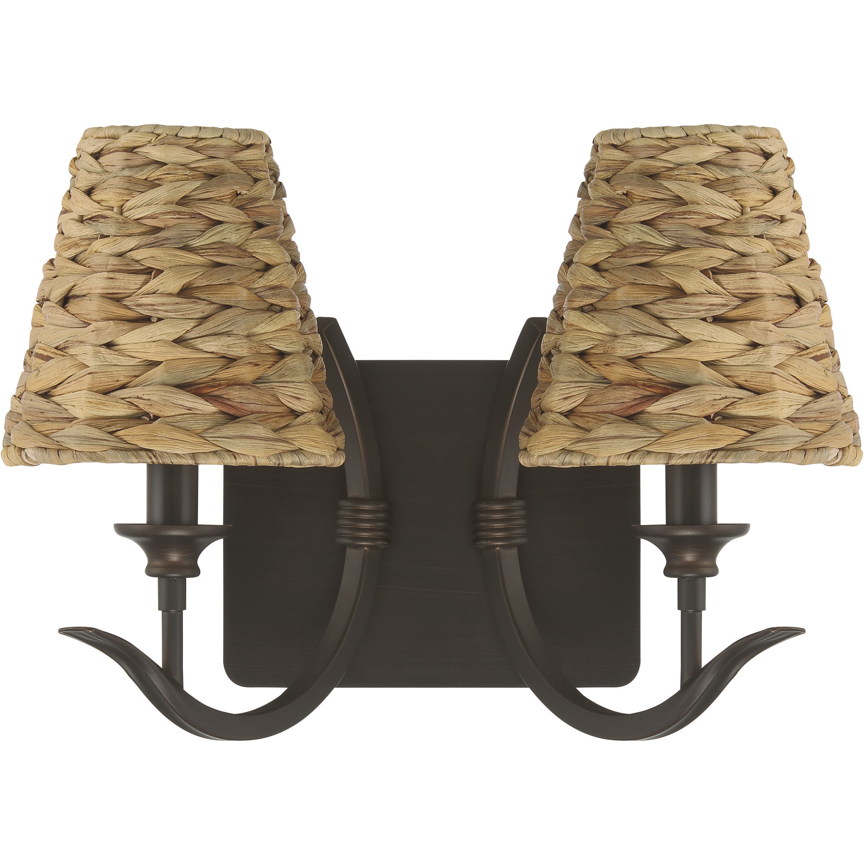 Kokomo 2 Light 14.13 inch Aged Bronze Brushed Wall Sconce Wall Light