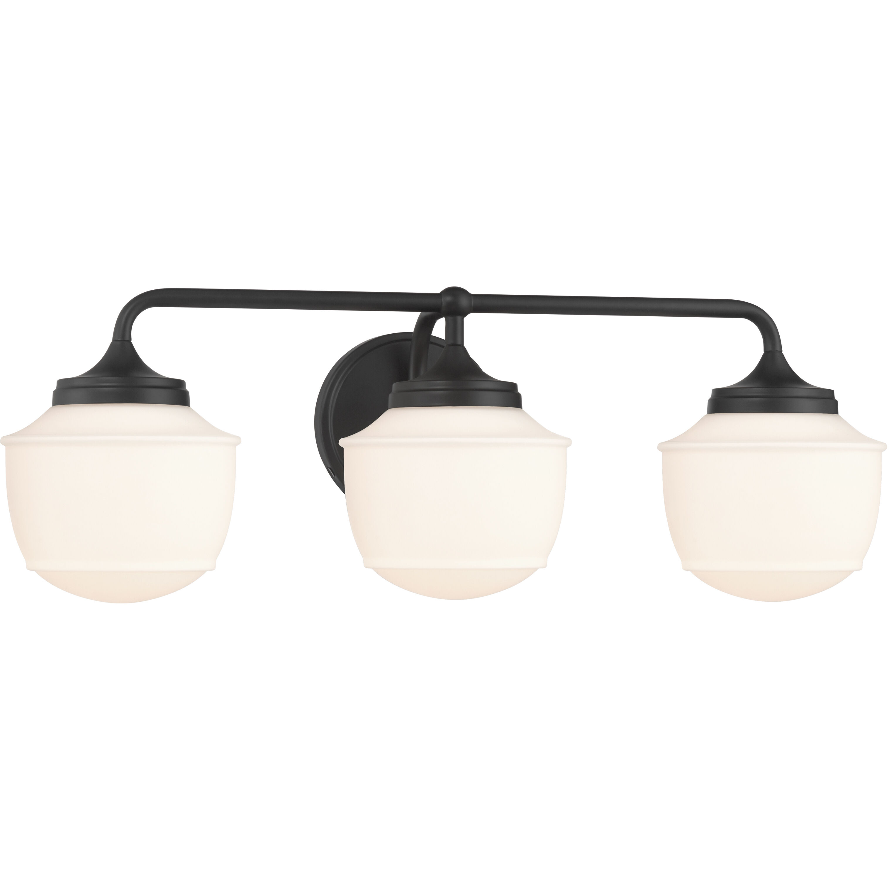 Cornwell 3 Light 23 inch Dark Matte Black Vanity Wall Light