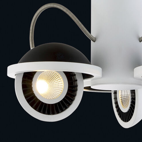 Vision LED 14 inch White/Black Pendant Ceiling Light