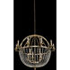 Pendolo 15 Light 37 inch Brushed Champagne Gold Chandelier Ceiling Light in Firenze