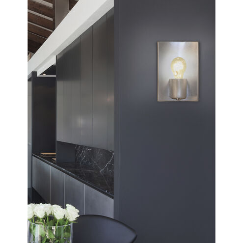 Ambiance Collection 1 Light 7 inch Bisque with Polished Brass Wall Sconce Wall Light