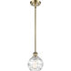 Ballston Small Deco Swirl LED 6 inch Antique Brass Pendant Ceiling Light, Ballston