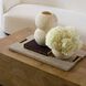 Kellen Taupe and Antique Brass Tray