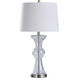 Cameron 31 inch 150.00 watt Clear Seeded Table Lamp Portable Light