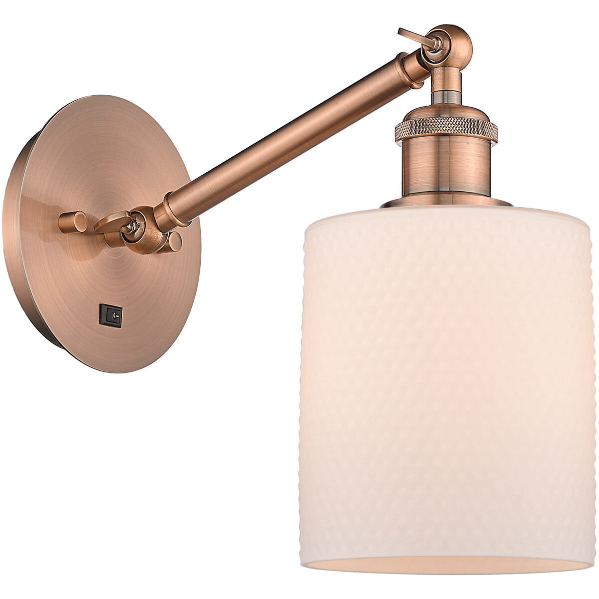 Ballston Cobbleskill 1 Light 5 inch Antique Copper Sconce Wall Light