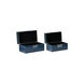 Anita 13.6 X 7.5 inch Blue Box, Set of 2