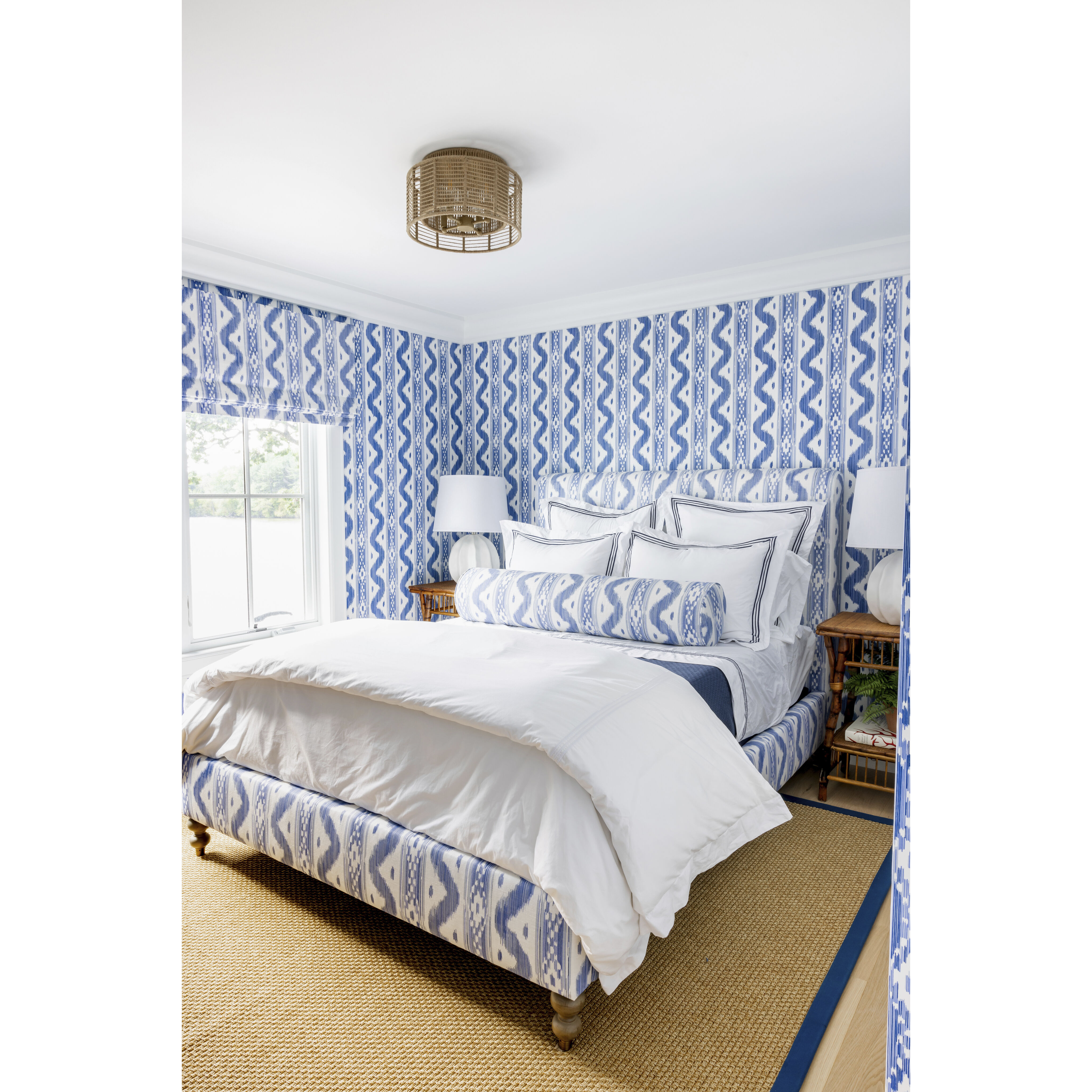 Jayna 4 Light 15 inch Burnished Silver Flush Ceiling Light