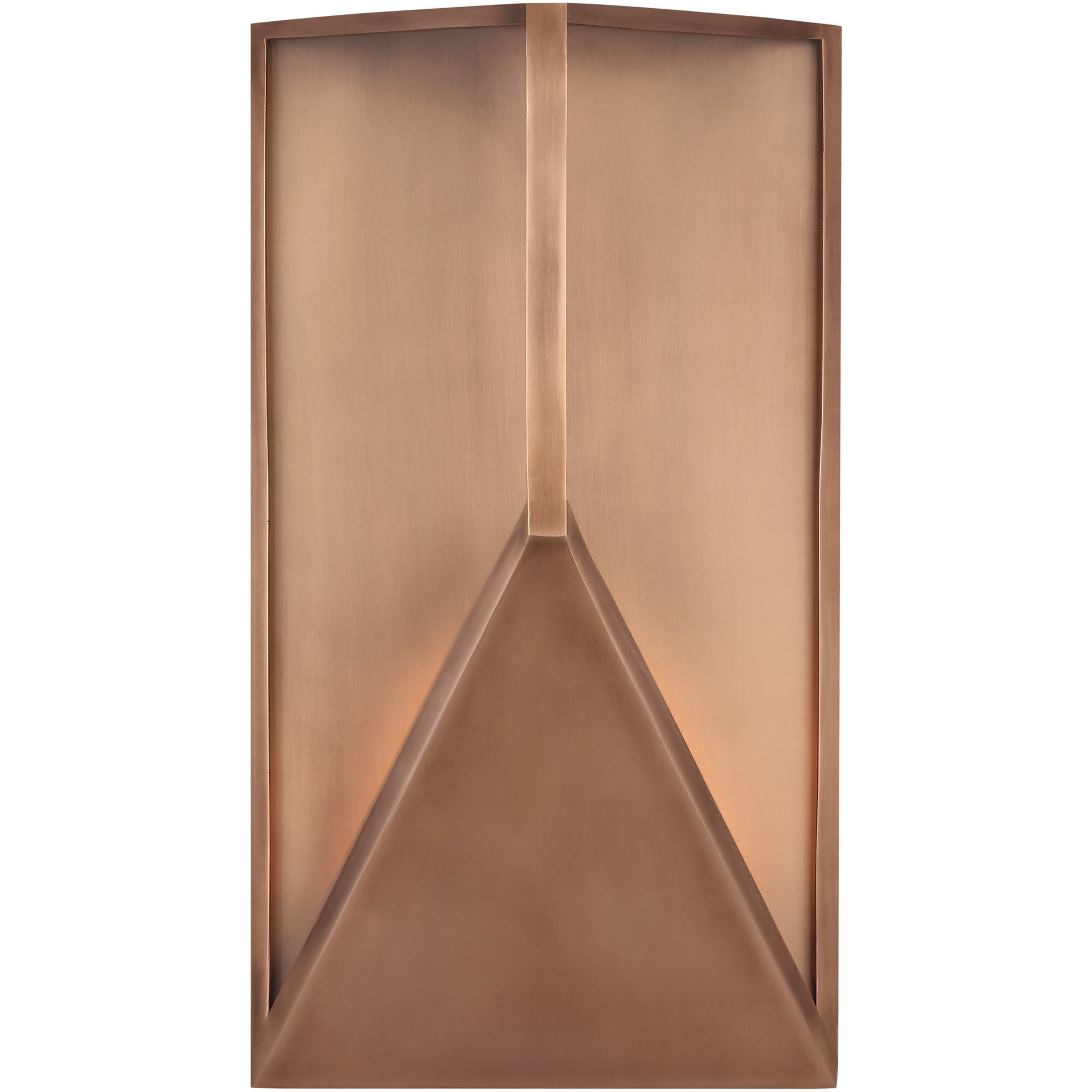 Kelly by Kelly Wearstler Punto LED 16.2 inch Natural Copper Outdoor Wall Lantern