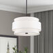 Fontana 4 Light 18 inch Bronze Pendant Chandelier Ceiling Light