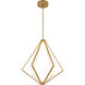 Canada LED 25 inch Gold LED Chandelier Ceiling Light