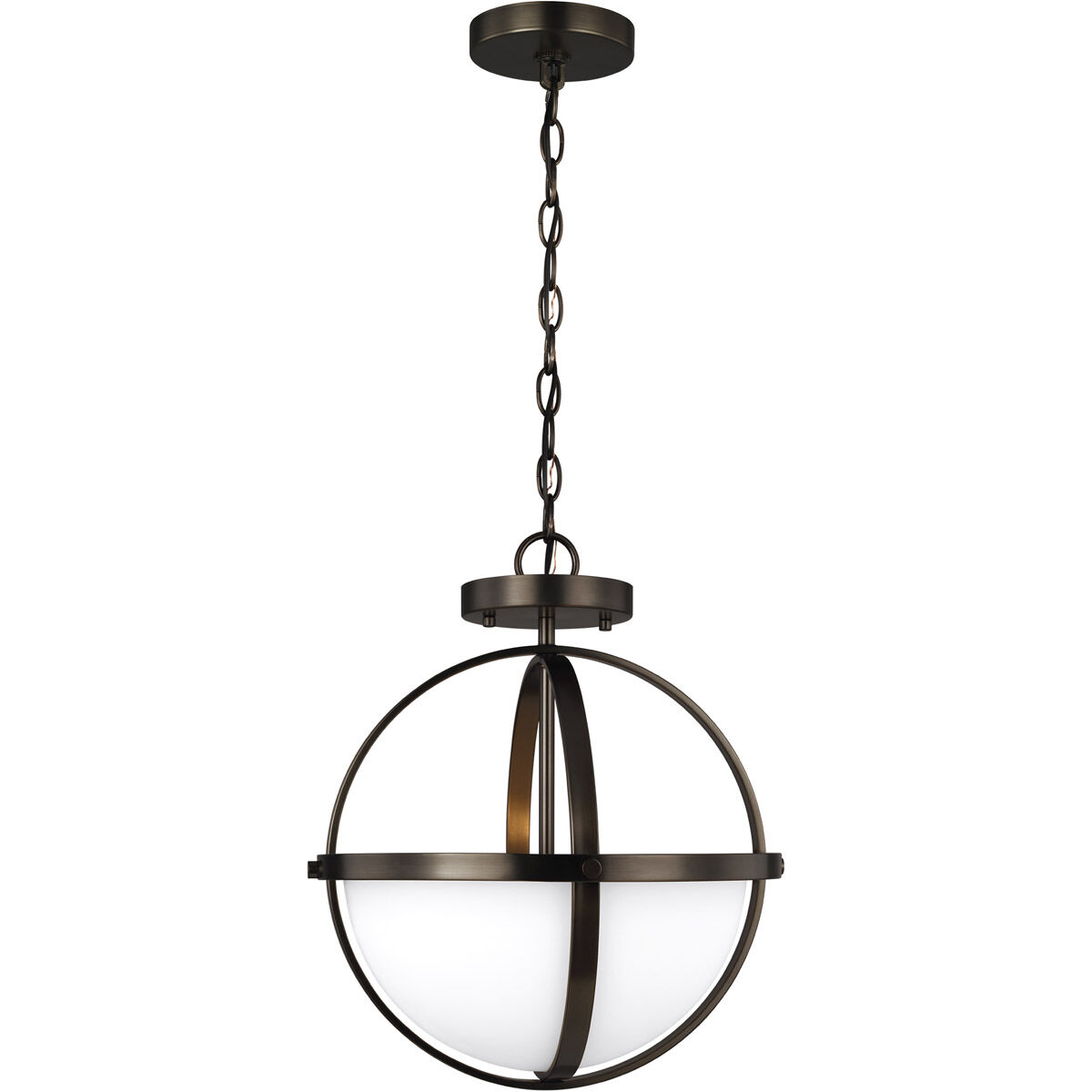 Alturas Convertible Semi-Flush Pendant Ceiling Light in Brushed Oil Rubbed Bronze