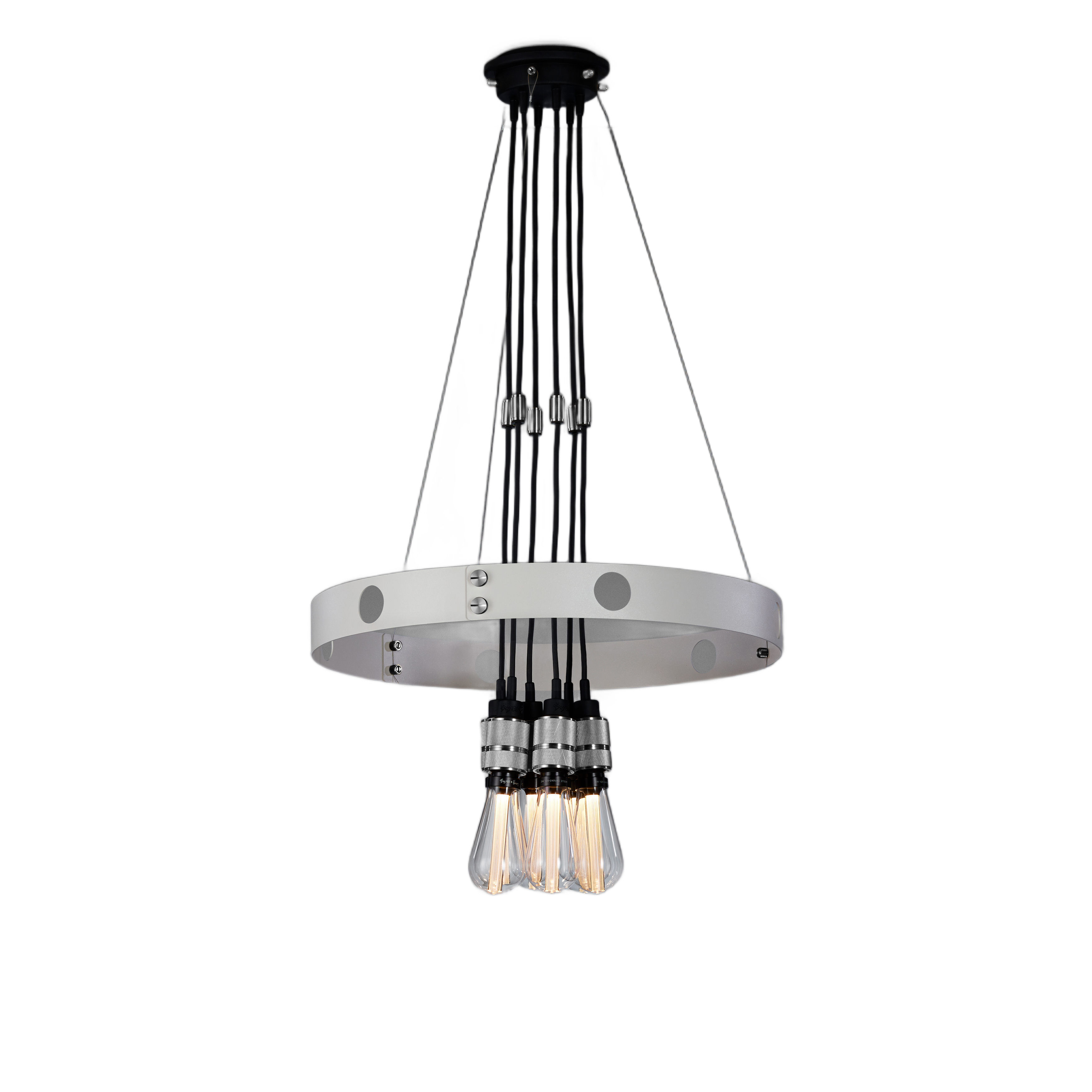 Hero LED 31.5 inch Stone / Steel Chandelier Ceiling Light