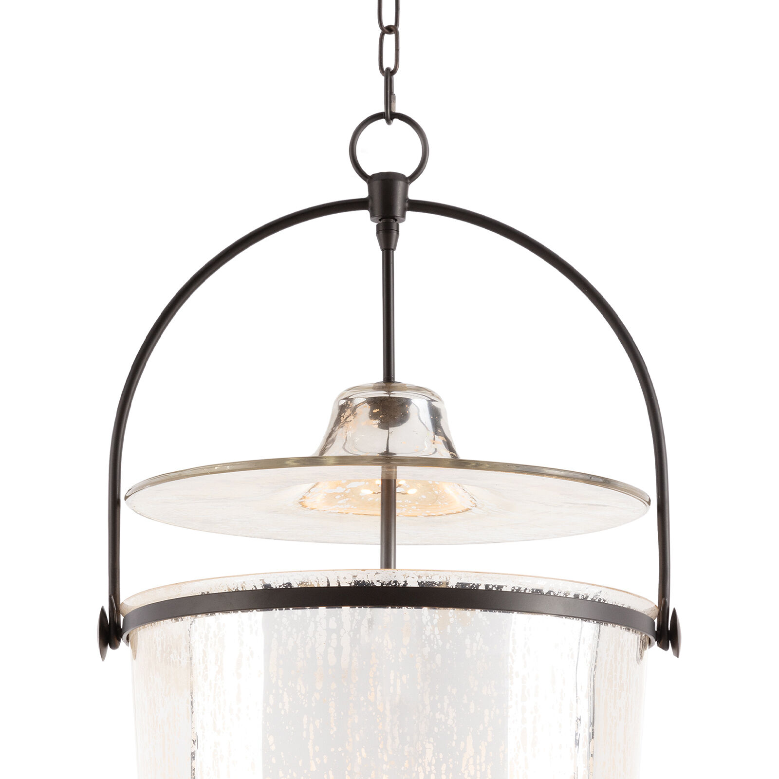 Emerson Bell Jar 3 Light 14 inch Oil Rubbed Bronze Pendant Ceiling Light, Small