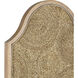 Sisal 76.25 inch Natural and Weathered Oak Screen, Marjorie Skouras Collection