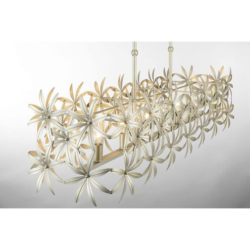 Flower Child 6 Light 38.5 inch Ambry Gold Island Light Ceiling Light