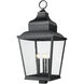 Raphael 5 Light 39.5 inch Sand Black Outdoor Post Mount Fixture in Soft Sand Black