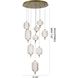 Canada LED 24 inch Brass Chandelier Ceiling Light