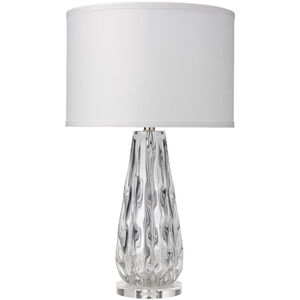 Laurel 26 inch 150.00 watt Clear Glass Table Lamp Portable Light