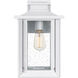 Wakefield 1 Light 14 inch White Lustre Outdoor Wall Lantern